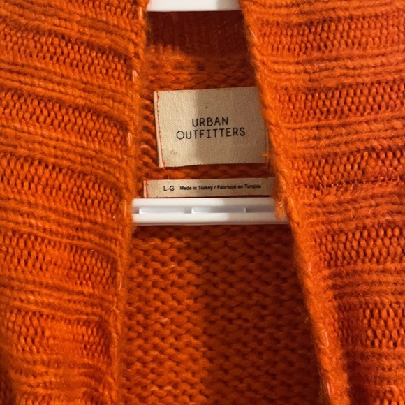orange oversized turtleneck/turtleneck dress, size L from urban outfitters - Picture 2 of 2